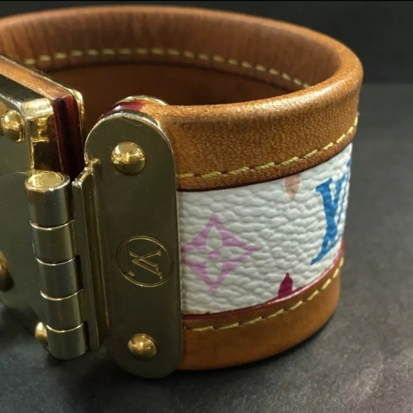 Louis Vuitton Monogram MultiColor Cellure Bracelet with Dust Bag and box - Picture 2 of 7